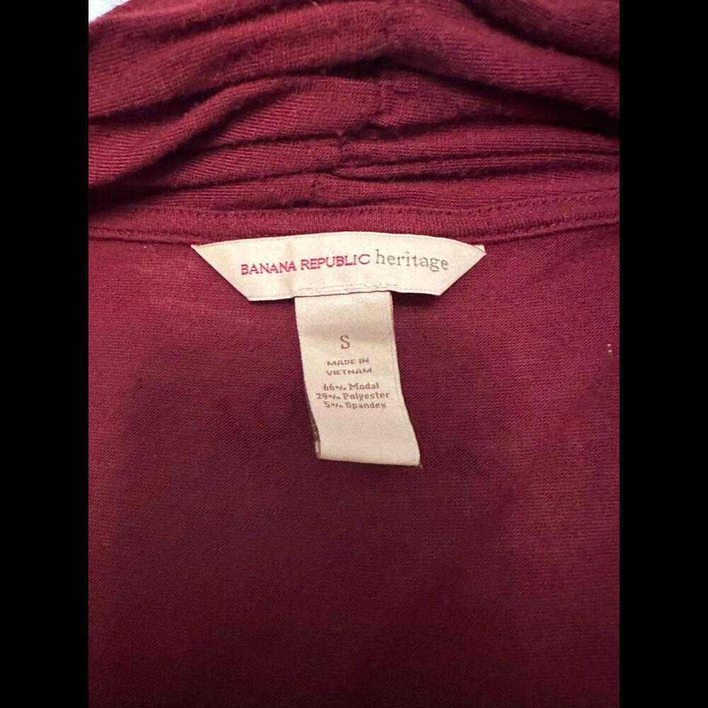 Banana Republic Burgundy Long-Sleeve Shirt - Classic Comfort - Picture 2 of 2